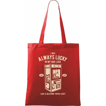 Always Lucky - Taška bavlněná - 42 x 38 cm ( Červená )