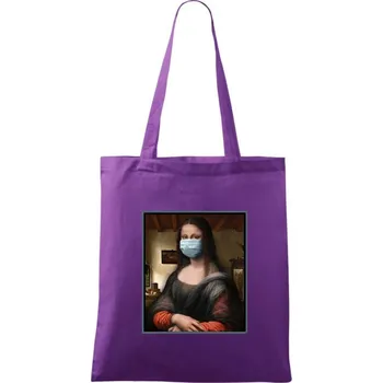 Nákupní taška Corona Lisa - Taška bavlněná - 42 x 38 cm ( Fialová )