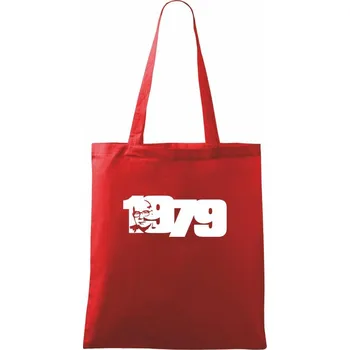 Husákovo dítě - 1979 - Taška bavlněná - 42 x 38 cm ( Červená )