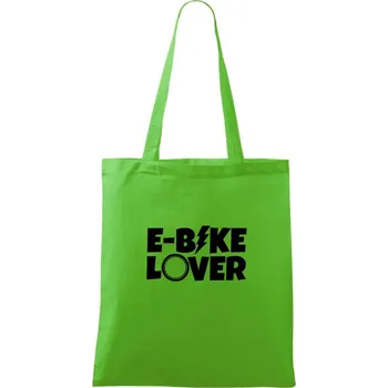 E-bike lover - Taška bavlněná - 42 x 38 cm ( Apple Green )