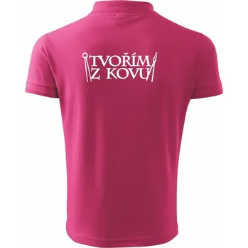 Pánská košile Tvořím z kovu - Polokošile pánská Pique Polo 203 - 2XL ( Purpurová )