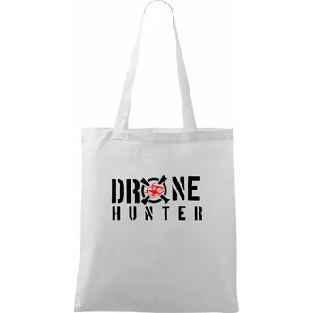 Drone hunter - Taška bavlněná - 42 x 38 cm ( Bílá )