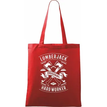 Nákupní taška Lumberjack - Taška bavlněná - 42 x 38 cm ( Červená )