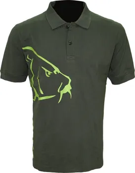 Rybářské oblečení Zfish Carp Polo T-Shirt Olive Green