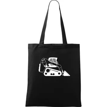 Nákupní taška Bobik velký pásový - Taška bavlněná - 42 x 38 cm ( Černá )