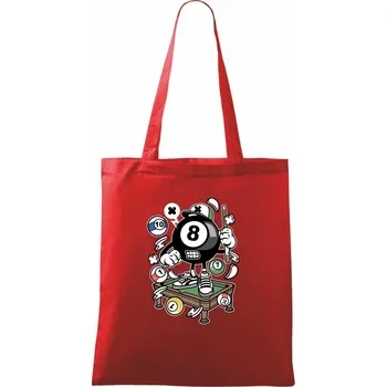 Billiátor - Taška bavlněná - 42 x 38 cm ( Červená )