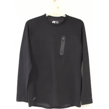 Pánská mikina TRIKO,MIKINA FUNKČNÍ RUSSELL - černé Velikost: M