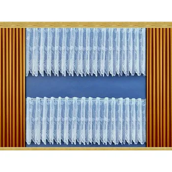 Záclona VERATEX Kytice Bílá 40 cm