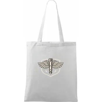Andělský Jack - Taška bavlněná - 42 x 38 cm ( Bílá )