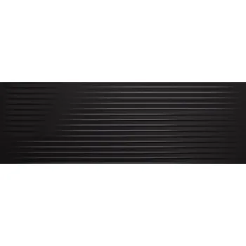 Obklad Cold Princess black struktura - obkládačka rektifikovaná 39,8x119,8 černá 161090