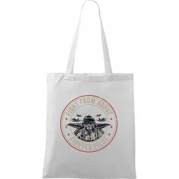 Death From Above - Taška bavlněná - 42 x 38 cm ( Bílá )