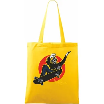 Skull Skater on style - Taška bavlněná - 42 x 38 cm ( Žlutá )