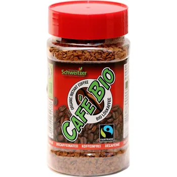 Káva Schweitzer Bio instantní káva bez kofein 100 g