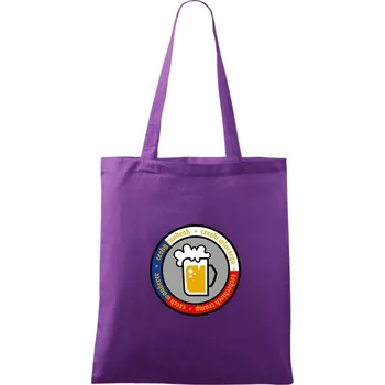 Český čundrák - logo (lulu_art) - Taška bavlněná - 42 x 38 cm ( Fialová )