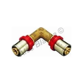 Fitinka TIEMME - Itálie | Lisovací koleno oboustrané, PRESS (pro PEX-AL, plastohliníkové trubky) - 20x20 TM1653