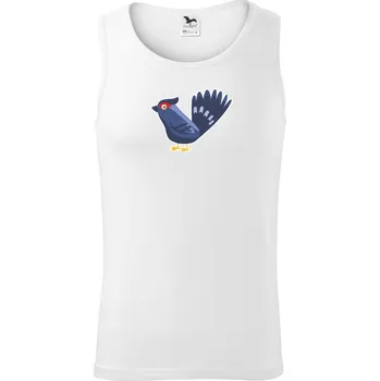 Tetřev animovaný - Tílko pánské Core - S ( Bílá )