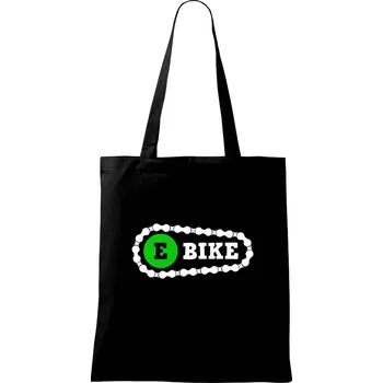 Ebike řetěz - Taška bavlněná - 42 x 38 cm ( Černá )