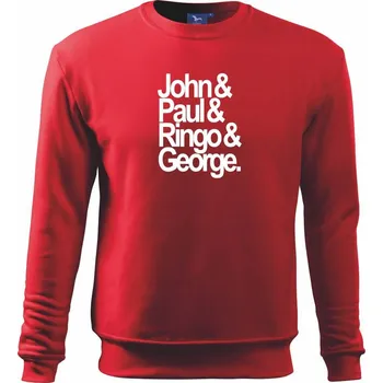 John Paul Ringo George - Mikina Essential dětská - 158 cm/12 let ( Červená )