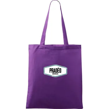Hora Praděd - Taška bavlněná - 42 x 38 cm ( Fialová )