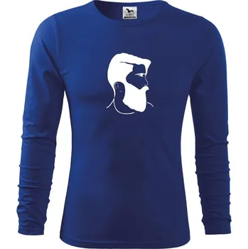 Chlapecké tričko Lumberjack hlava - Triko dětské Long Sleeve - 158 cm/12 let ( Královská modrá )