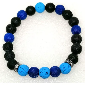 Náramek VARIACE - mix kamenů (bižuterní komponenty)