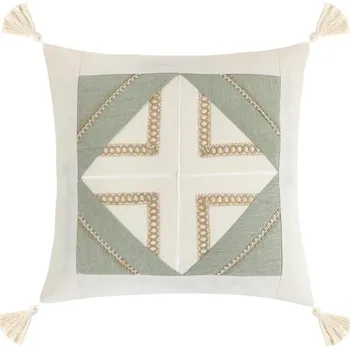 Povlak na dekorativní polštářek Bellatex Povlak na polštář PERU zelený 40x40 cm vzor 52/017