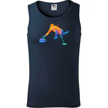 Curling splash - Tílko pánské Core - 2XL ( Námořní modrá (velmi tmavá - téměř černá) )