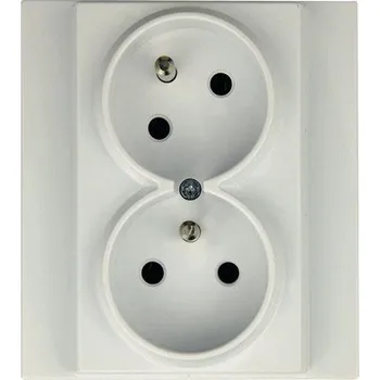 Elektrická zásuvka Dvojzásuvka E2 5001192110151 Mode bílá