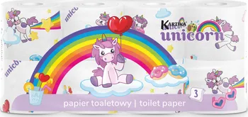 Toaletní papír Label Unicorn 3vrstvý 8 ks