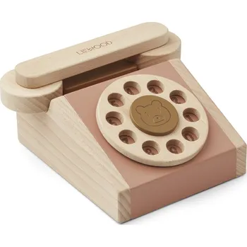 Dřevěná hračka Liewood Dřevěný telefon Selma Tuscany Rose Liewood Selma Classic Phone
