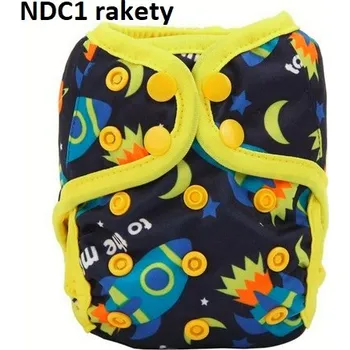 Přebalování Svrchní plenkové nepromokavé kalhotky na patentky Motiv: NDC1 rakety