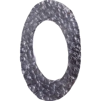 Domovní cedule Domovní číslo 0 pokované, velikost 130 mm, tl. 4 mm