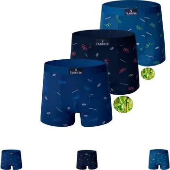 Boxerky PeSaiL Pánské boxerky bambusové - Kola ( 3 ks v balení ) Barva: Mix barva, Velikost: XL