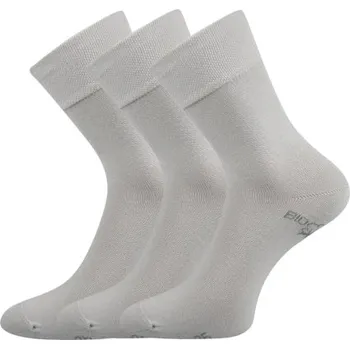 Zdravotní ponožky 3 kusy v balení Lonka Bioban světle šedá Velikost: 48-51