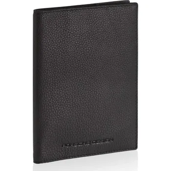 Peněženka Porsche Design 50Y Passport Holder - Kožený obal na cestovní pas, černá barva