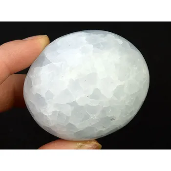 Přírodní kámen Hladký modrý kalcit (142g)