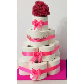 Party dekorace Legrační dort - růžový