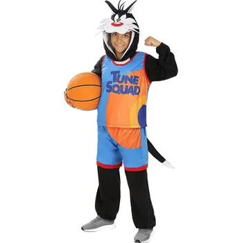 Funiglobal - Kostým Sylvester Space Jam pro děti - Looney Tunes - 5-6 years