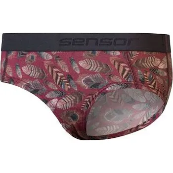 Dámské termo spodní prádlo SENSOR MERINO IMPRESS dámské kalhotky lilla/feather Velikost: S