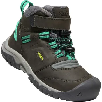 Dětská móda Keen Ridge Flex Mid WP Children Magnet/Greenlake
