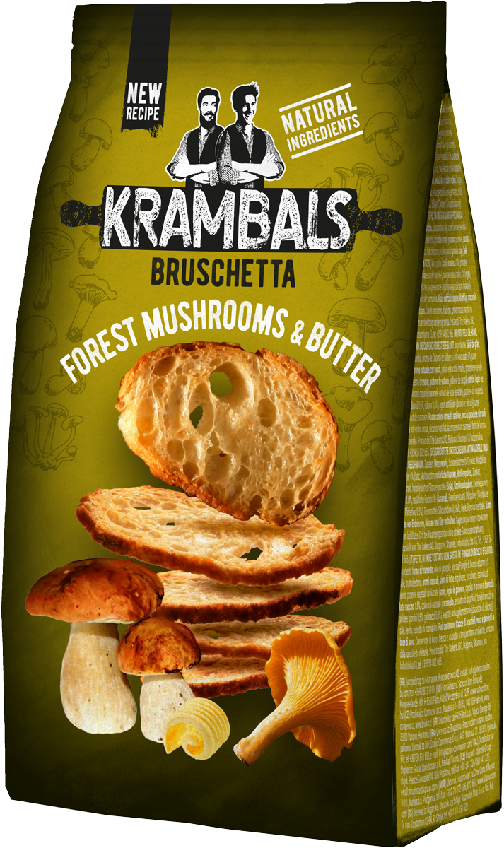 KRAMBALS pečené suchary houby a máslo