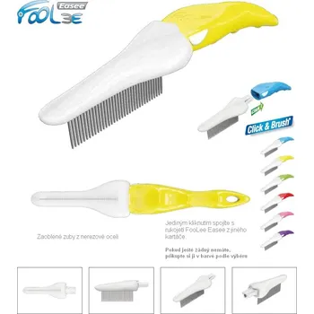 Kosmetika pro kočku Hřeben na kočku nebo psa FooLee Easee 38 Délka zubů: 25 mm
