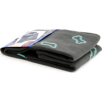 Pelíšek pro psa HafHaf-shop Deka pro psy 150 × 100 cm Šedá Velikost: 100 × 70 cm