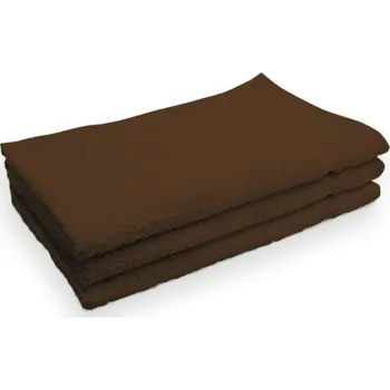 Ručník froté hnědý 30x50 cm