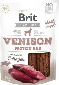 Pamlsek pro psa Brit Jerky Venison Protein Bar