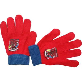 Rukavice Červené rukavice Mickey Mouse s modrým lemem Velikost: ONE SIZE