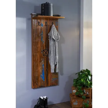 Předsíňová stěna OLDTIME Věšák 145x59 cm, staré dřevo