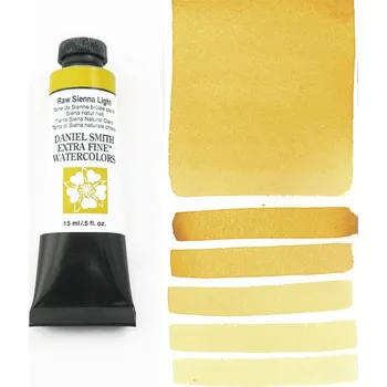 Výtvárné potřeby Akvarelová barva Daniel Smith Extra Fine, 15ml - tmavě žlutá Barva: 233 - Raw Sienna Light