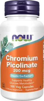 Now Foods Chromium Picolinate 200 mcg 100 cps.