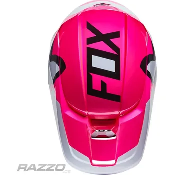 Helma na motorku Náhradní kšilt helmy FOX V1 Lux Visor Pink 22 M